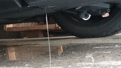 tesla leaking water underneath|Fluid leaking from under car 